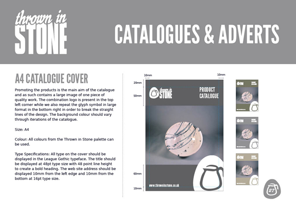 Thrown in Stone brand guidelines