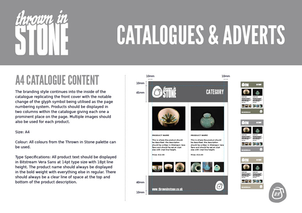 Thrown in Stone brand guidelines
