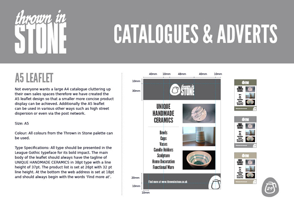 Thrown in Stone brand guidelines