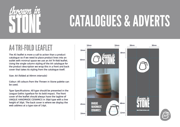 Thrown in Stone brand guidelines