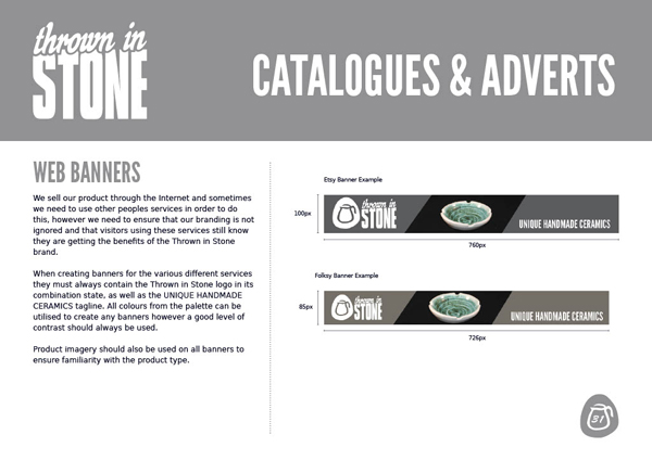 Thrown in Stone brand guidelines