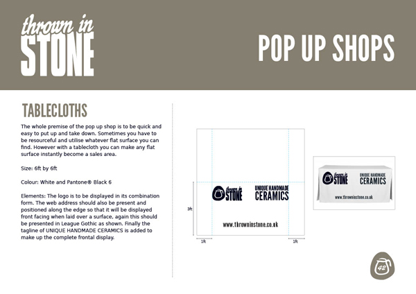 Thrown in Stone brand guidelines