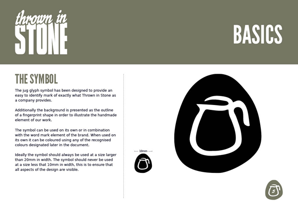 Thrown in Stone brand guidelines