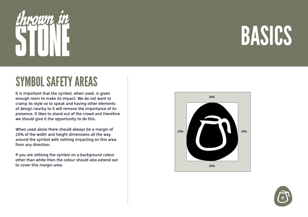 Thrown in Stone brand guidelines